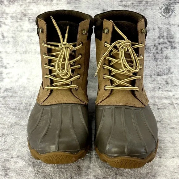 Sperry Brown and Black Men's Boots - Picture 5 of 8